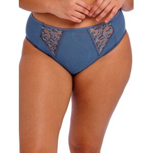 Elomi Womens Namrah High Leg Brief - Blue Polyamide - Size Medium Elomi Womens Namrah High Leg Brief - Blue Polyamide - Size Medium