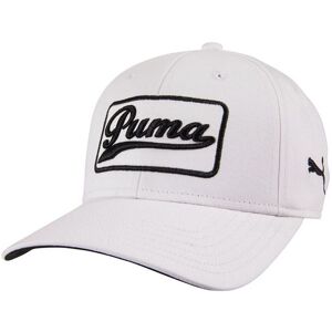 Puma Graphic Logo White Adjustable Mens Greenkeeper Cap 908356 05 Spandex - One Size Puma Graphic Logo White Adjustable Mens Greenkeeper Cap 908356 05 Spandex - One Size