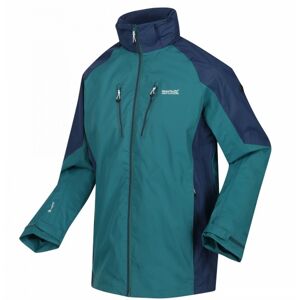 Regatta Mens Calderdale Iv Waterproof Softshell Hooded Walking Jacket (Pacific Green/admiral Blue) - Multicolour - Size Small Regatta Mens Calderdale Iv Waterproof Softshell Hooded Walking Jacket (Pacific Green/admiral Blue) - Multicolour - Size Small