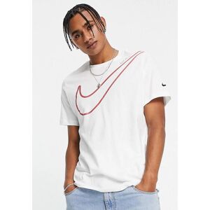 Nike Mens Sportswear T Shirt Big Logo In White Cotton - Size 2xl Nike Mens Sportswear T Shirt Big Logo In White Cotton - Size 2xl