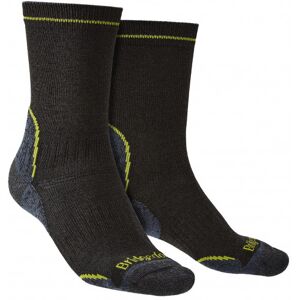 Bridgedale - Mens Hiking Lightweight Boot Socks - Black / Lime Nylon - Size Uk 9-11 Bridgedale - Mens Hiking Lightweight Boot Socks - Black / Lime Nylon - Size Uk 9-11