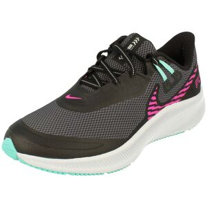 Nike Womens Quest 3 Shield Black Trainers - Size Uk 3.5 Nike Womens Quest 3 Shield Black Trainers - Size Uk 3.5