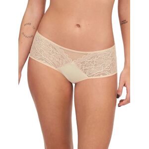 Chantelle Womens Floral Touch Covering Shorty - Beige Polyamide - Size Small Chantelle Womens Floral Touch Covering Shorty - Beige Polyamide - Size Small