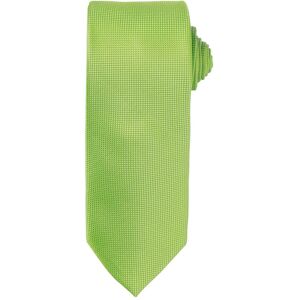 Premier Unisex Adult Micro Waffle Tie (Lime) - Green - One Size Premier Unisex Adult Micro Waffle Tie (Lime) - Green - One Size