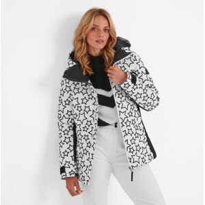 Tog24 Vermont Womens Ski Jacket Black/optic White Outline Star - Size 8 Uk Tog24 Vermont Womens Ski Jacket Black/optic White Outline Star - Size 8 Uk