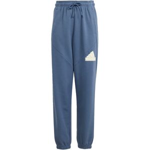 Adidas Sportswear Childrens Unisex Future Icons Logo Pants - Blue Cotton - Size 15-16y Adidas Sportswear Childrens Unisex Future Icons Logo Pants - Blue Cotton - Size 15-16y