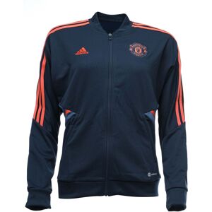 Adidas Womens Manchester United 2022/23 Track Jacket In Navy - Blue - Size 4 Uk Adidas Womens Manchester United 2022/23 Track Jacket In Navy - Blue - Size 4 Uk