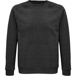 Sols Unisex Adult Space Organic Raglan Sweatshirt (Charcoal Marl) - Size Small Sols Unisex Adult Space Organic Raglan Sweatshirt (Charcoal Marl) - Size Small
