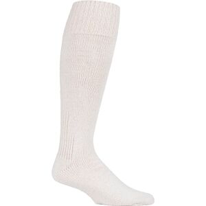 Country Pursuit - Mens Knee High Thick Heavy Outdoor Fisherman Socks - Cream Wool - Size Uk 7-11 Country Pursuit - Mens Knee High Thick Heavy Outdoor Fisherman Socks - Cream Wool - Size Uk 7-11