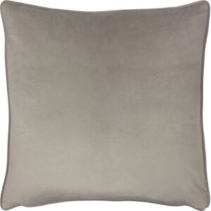 Evans Lichfield Opulence Piped Soft Velvet Feather Filled Cushion - Mink - One Size Evans Lichfield Opulence Piped Soft Velvet Feather Filled Cushion - Mink - One Size