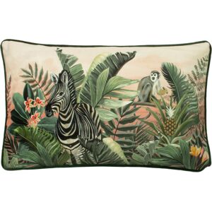 Evans Lichfield Manyara Zebra Rectangular Feather Filled Cushion - Multicolour - One Size Evans Lichfield Manyara Zebra Rectangular Feather Filled Cushion - Multicolour - One Size