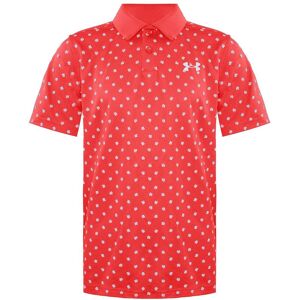 Under Armour Childrens Unisex Short Sleeve Collared Red/white Kids Poppy Polo Shirt 1364426 690 Cotton - Size Small Under Armour Childrens Unisex Short Sleeve Collared Red/white Kids Poppy Polo Shirt 1364426 690 Cotton - Size Small