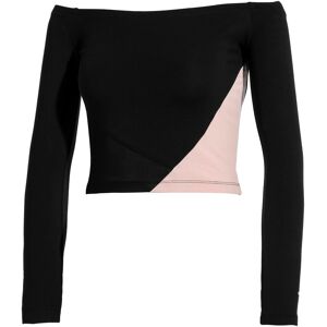 Puma Rive Gauche Off Shoulder Womens Top Black Colourblock 578445 01 Textile - Size Medium Puma Rive Gauche Off Shoulder Womens Top Black Colourblock 578445 01 Textile - Size Medium