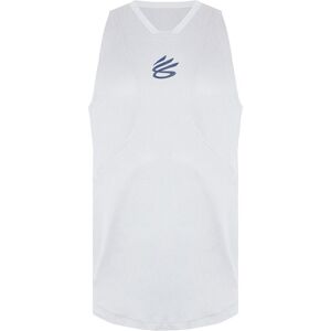 Under Armour Stephen Curry Men's White Performance Tank Top - Sporty, Breathable, Athletic Under Armour Stephen Curry Men's White Performance Tank Top - Sporty, Breathable, Athletic