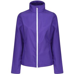 Regatta Standout Womens/ladies Ablaze Printable Soft Shell Jacket (Purple/black) - Multicolour - Size 16 Uk Regatta Standout Womens/ladies Ablaze Printable Soft Shell Jacket (Purple/black) - Multicolour - Size 16 Uk