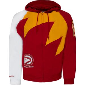 Mitchell & Ness Shark Atlanta Hawks Mens Jacket - Red Textile - Size Small Mitchell & Ness Shark Atlanta Hawks Mens Jacket - Red Textile - Size Small