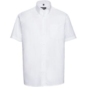 Russell Athletic Collection Mens Oxford Easy-Care Short-Sleeved Shirt (White) - Size 16.5 Inch Russell Athletic Collection Mens Oxford Easy-Care Short-Sleeved Shirt (White) - Size 16.5 Inch