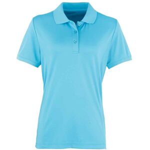 Premier Turquoise Pique Polo Shirt - Size 10 UK Premier Turquoise Pique Polo Shirt - Size 10 UK