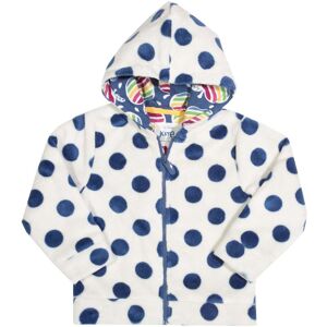 Kite Clothing Girls Dotty Fleece Hoody - Blue & White Polycotton - Size 0-3m Kite Clothing Girls Dotty Fleece Hoody - Blue & White Polycotton - Size 0-3m