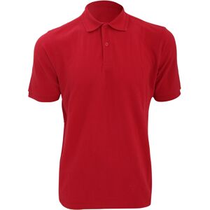 Russell Athletic Mens Ripple Collar & Cuff Short Sleeve Polo Shirt (Bright Red) - Size 4xl Russell Athletic Mens Ripple Collar & Cuff Short Sleeve Polo Shirt (Bright Red) - Size 4xl
