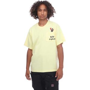Adidas Childrens Unisex Philip Colbert Artist T-Shirt In Yellow Cotton - Size X-Small Adidas Childrens Unisex Philip Colbert Artist T-Shirt In Yellow Cotton - Size X-Small