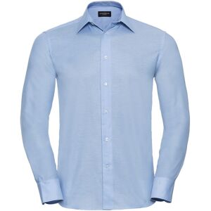 Russell Athletic Collection Mens Oxford Easy-Care Tailored Long-Sleeved Shirt (Oxford Blue) - Size 19.5 Inch Russell Athletic Collection Mens Oxford Easy-Care Tailored Long-Sleeved Shirt (Oxford Blue) - Size 19.5 Inch