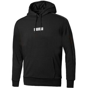 Puma Graphic Logo Long Sleeve Pullover Black Mens Velvet Hoodie 844462 04 Cotton - Size X-Small Puma Graphic Logo Long Sleeve Pullover Black Mens Velvet Hoodie 844462 04 Cotton - Size X-Small