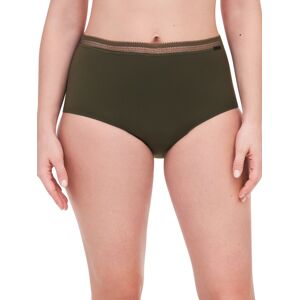 Chantelle Womens Graphic High Waist Period Pants - Green Polyamide - Size 5xl Chantelle Womens Graphic High Waist Period Pants - Green Polyamide - Size 5xl