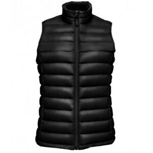 Sols Womens/ladies Wilson Lightweight Padded Bodywarmer (Black) Nylon - Size Large Sols Womens/ladies Wilson Lightweight Padded Bodywarmer (Black) Nylon - Size Large