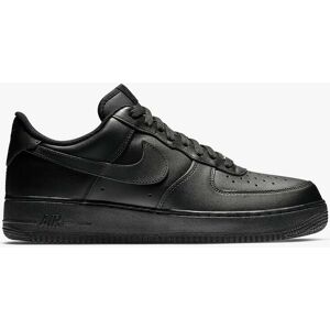 Nike Unisex Air Force 1 '07 Trainers Black/black Leather (Archived) - Size Uk 8.5 Nike Unisex Air Force 1 '07 Trainers Black/black Leather (Archived) - Size Uk 8.5