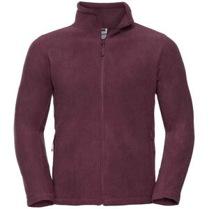 Russell Athletic Mens Outdoor Fleece Jacket (Burgundy) - Size 4xl Russell Athletic Mens Outdoor Fleece Jacket (Burgundy) - Size 4xl