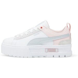 Puma Womens Mayze Raw Trainers - White Leather - Size Uk 6 Puma Womens Mayze Raw Trainers - White Leather - Size Uk 6