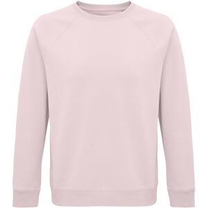 Sols Unisex Adult Space Organic Raglan Sweatshirt (Pale Pink) - Size X-Large Sols Unisex Adult Space Organic Raglan Sweatshirt (Pale Pink) - Size X-Large