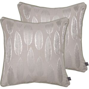 Prestigious Textiles Quill Cushions (Twin Pack) - Blush - Size 43 Cm X 43 Cm Prestigious Textiles Quill Cushions (Twin Pack) - Blush - Size 43 Cm X 43 Cm