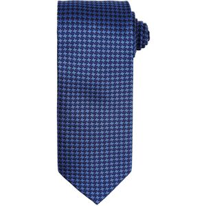 Premier Unisex Puppytooth Tie (Royal Blue) - One Size Premier Unisex Puppytooth Tie (Royal Blue) - One Size