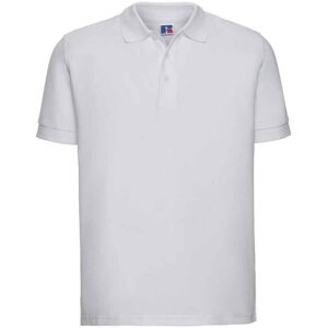 Russell Athletic Mens Ultimate Cotton Pique Polo Shirt (White) - Size 3xl Russell Athletic Mens Ultimate Cotton Pique Polo Shirt (White) - Size 3xl