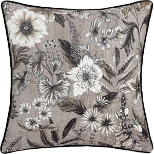 Wylder Harlington Botany Floral Piped Filled Cushion - Beige - Size 50 Cm X 50 Cm Wylder Harlington Botany Floral Piped Filled Cushion - Beige - Size 50 Cm X 50 Cm