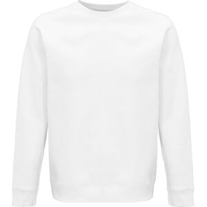 Sols Unisex Adult Space Organic Raglan Sweatshirt (White) - Size X-Small Sols Unisex Adult Space Organic Raglan Sweatshirt (White) - Size X-Small