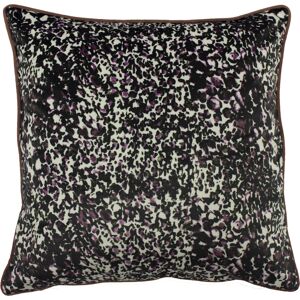 Furn. Mika Abstract Velvet Piped Cushion Cover - Pink - One Size Furn. Mika Abstract Velvet Piped Cushion Cover - Pink - One Size