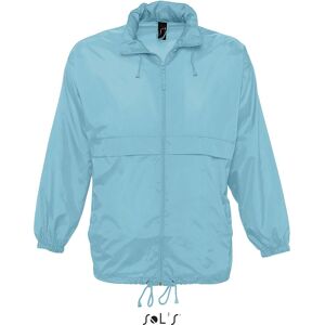 Sols Unisex Surf Windbreaker Lightweight Jacket (Blue Atoll) Nylon - Size 2xl Sols Unisex Surf Windbreaker Lightweight Jacket (Blue Atoll) Nylon - Size 2xl