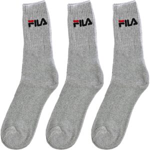 Fila Pack-3 High-Top Socks F9505 Unisex - Grey Cotton - Size Uk 9-11 Fila Pack-3 High-Top Socks F9505 Unisex - Grey Cotton - Size Uk 9-11