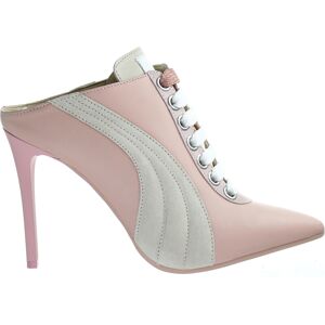 Puma Mule Heels Pink Womens Shoes Leather - Size Uk 3 Puma Mule Heels Pink Womens Shoes Leather - Size Uk 3