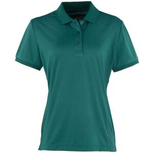 Premier Womens Pique Polo Shirt - Short-Sleeved, Green - Polo Shirt Premier Womens Pique Polo Shirt - Short-Sleeved, Green - Polo Shirt