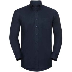 Russell Athletic Collection Mens Oxford Easy-Care Long-Sleeved Formal Shirt (Bright Navy) - Navy/blue - Size 16.5 Inch Russell Athletic Collection Mens Oxford Easy-Care Long-Sleeved Formal Shirt (Bright Navy) - Navy/blue - Size 16.5 Inch