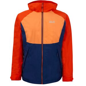 Jack Wolfskin Mount Isa 3in1 Womens Navy/brown Jacket - Orange Textile - Size Uk 8-10 (Womens) Jack Wolfskin Mount Isa 3in1 Womens Navy/brown Jacket - Orange Textile - Size Uk 8-10 (Womens)