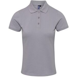 Premier Womens/ladies Coolchecker Plus Polo Shirt (Silver) - Size X-Small Premier Womens/ladies Coolchecker Plus Polo Shirt (Silver) - Size X-Small
