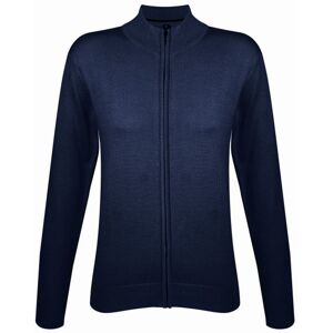 Sols Womens/ladies Gordon Full Zip Cardigan (Navy) - Size Large Sols Womens/ladies Gordon Full Zip Cardigan (Navy) - Size Large