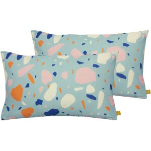 Furn. Terra Cushions (Twin Pack) - Blue - Size 30 Cm X 50 Cm Furn. Terra Cushions (Twin Pack) - Blue - Size 30 Cm X 50 Cm