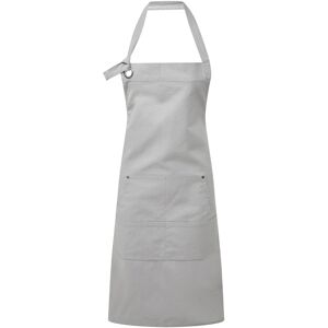 Premier Calibre Heavy Canvas Pocket Apron (Silver) Cotton - One Size Premier Calibre Heavy Canvas Pocket Apron (Silver) Cotton - One Size