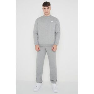 Nike Mens Club Fleece Full Tracksuit Set Grey Cotton - Size Medium Nike Mens Club Fleece Full Tracksuit Set Grey Cotton - Size Medium